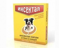 Капли Инсектал д/собак 10-20кг