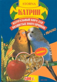 Корм Катрин д/волн. попугаев 500г /яблоко/ (8)