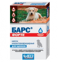 Капли Барс Форте д/щенков 1 пип (№4)