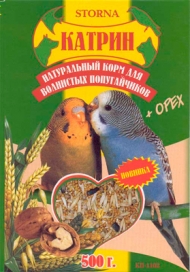 Корм Катрин д/волн. попугаев 500г /орех/ (8)