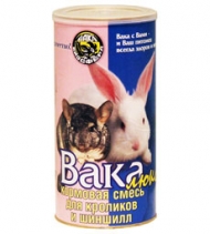 Корм Вака Люкс д/кроликов и шиншилл 800г