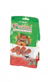 Титбит Колбаски Petini телятина 60г. /2643/