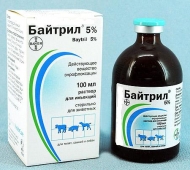 Байтрил 5% 100мл инъек.