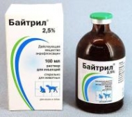 Байтрил 2,5% 100мл инъек.