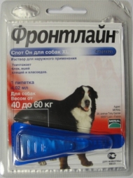 Капли Фронтлайн Спотон д/собак 40-60кг 1 пипетка (4,02)