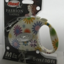 Рулетка Флекси Fashion Ladies LONDON FLOWER 5м до...