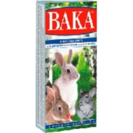 Корм Вака Высокое качество д/кроликов и шиншилл 500 (14) гр.