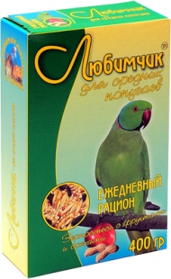 Корм Любимчик д/попугаев средних 400г (14)